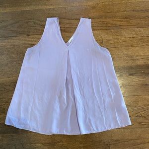 Lavender Purple Sleeveless Blouse